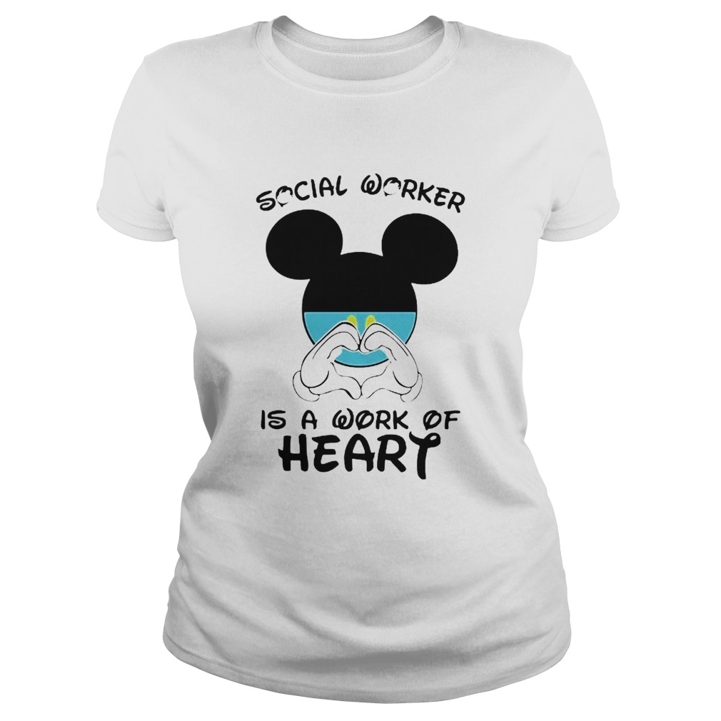 Mickey Mouse Social Worker Is A Work Of Heart COVID19  Classic Ladies