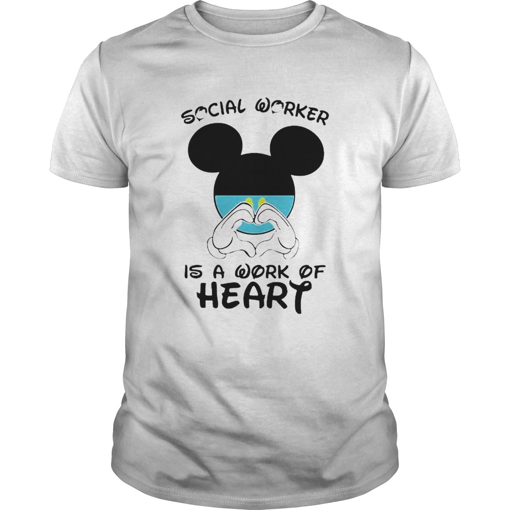 Mickey Mouse Social Worker Is A Work Of Heart COVID19  Unisex