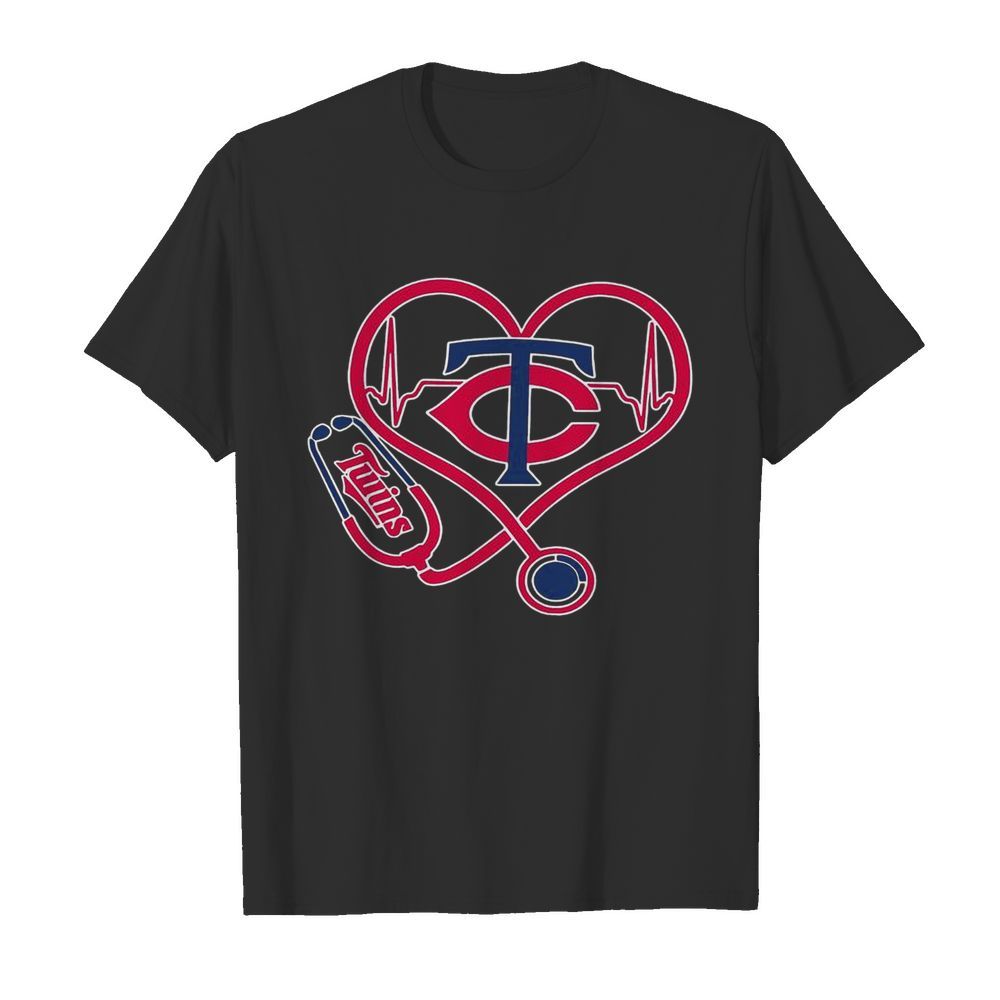 Minnesota Twins Baseball Stethoscope Heartbeat shirt