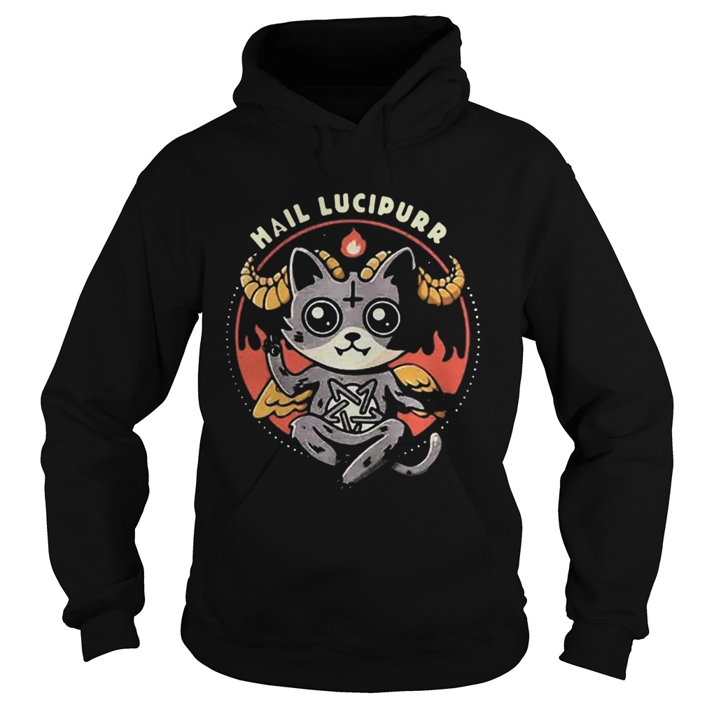 Nice Satan Cat Hail Lucipurr  Hoodie