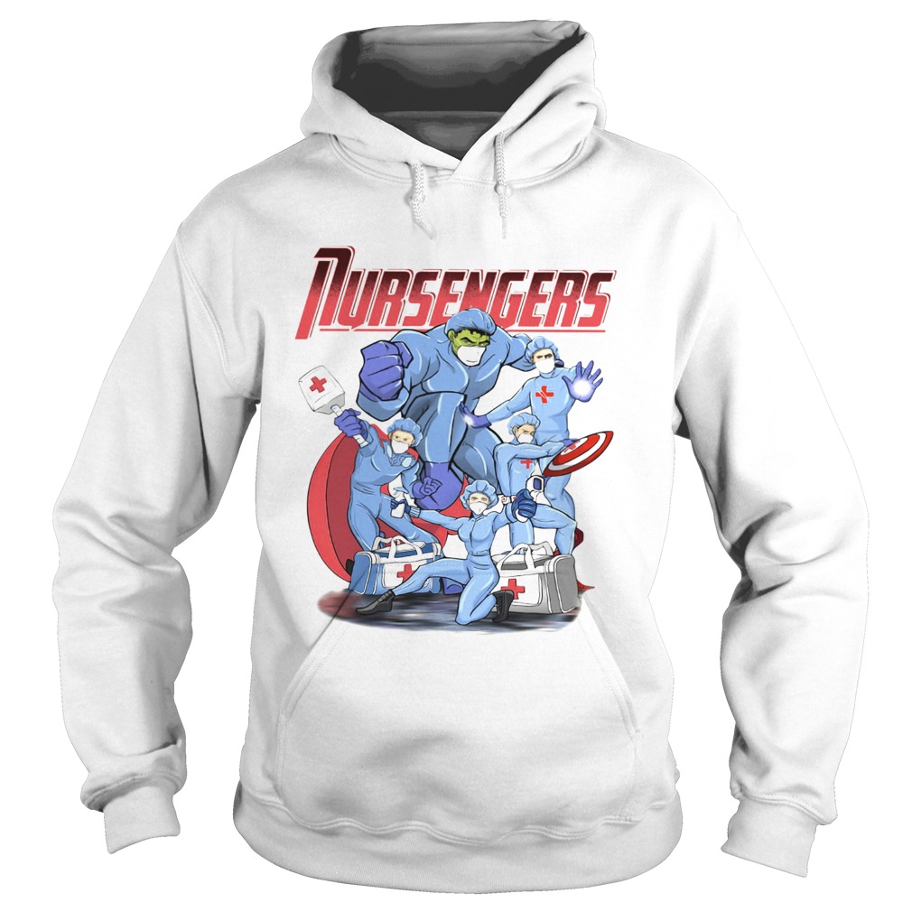 Nursengers hulk thor wonder woman caption  Hoodie