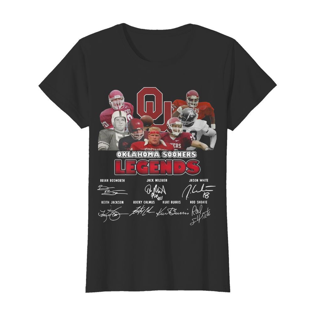 Oklahoma Sooners legends signature  Classic Women's T-shirt