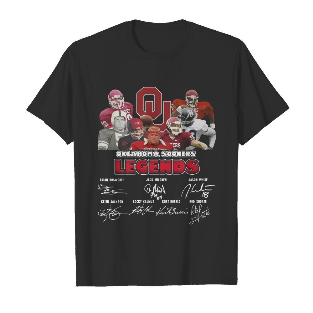 Oklahoma Sooners legends signature  Classic Men's T-shirt