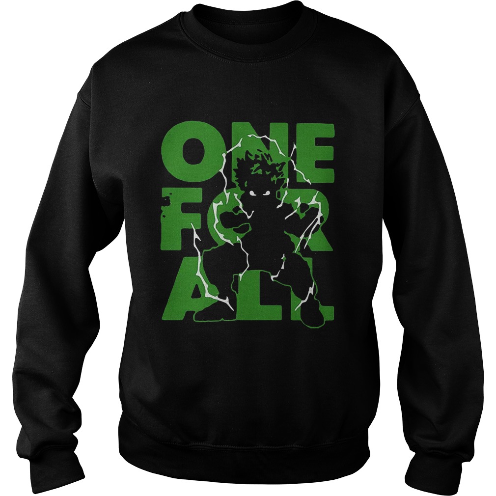 One For All 2020 My Hero Academia  Sweatshirt