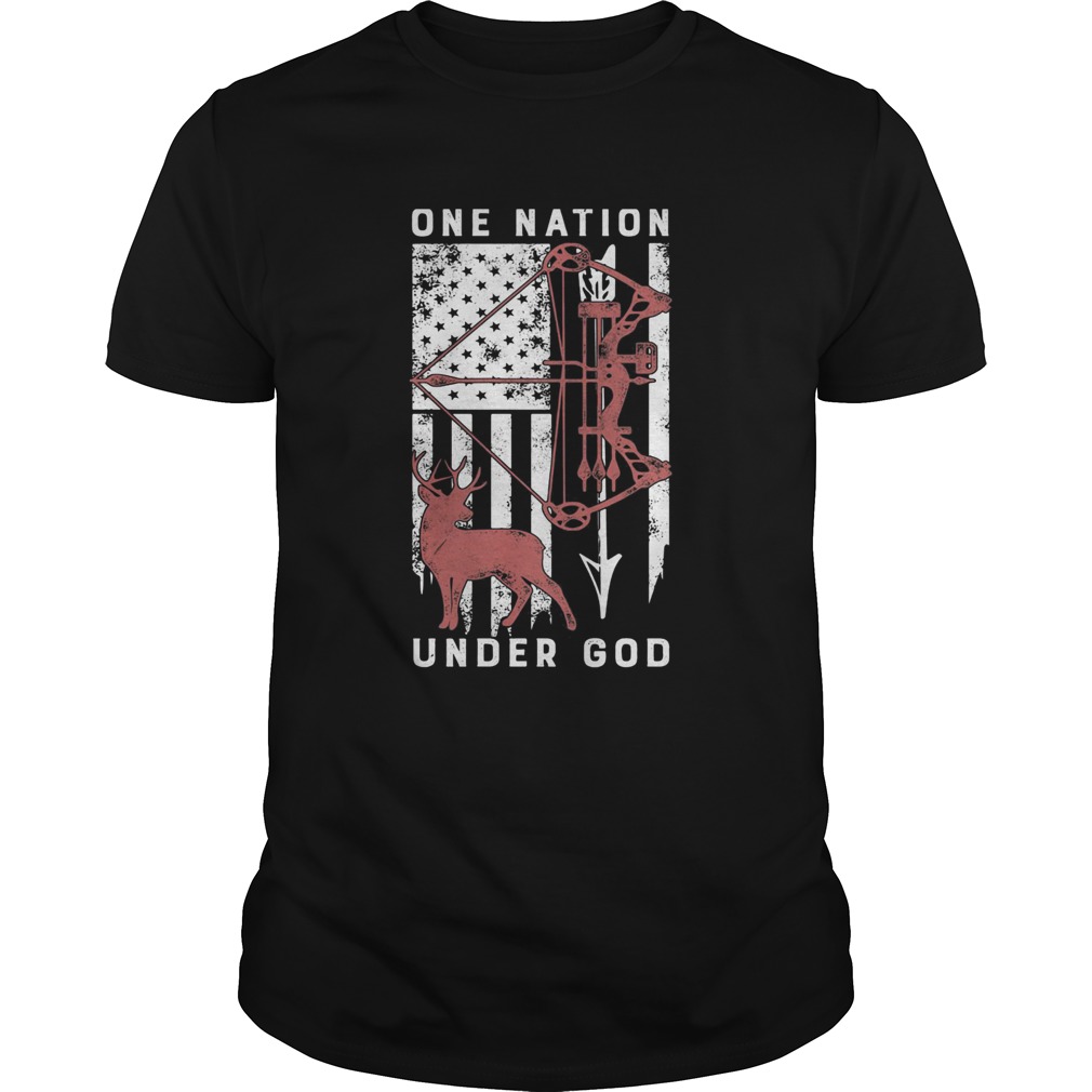 One nation under god American flag veteran  Unisex