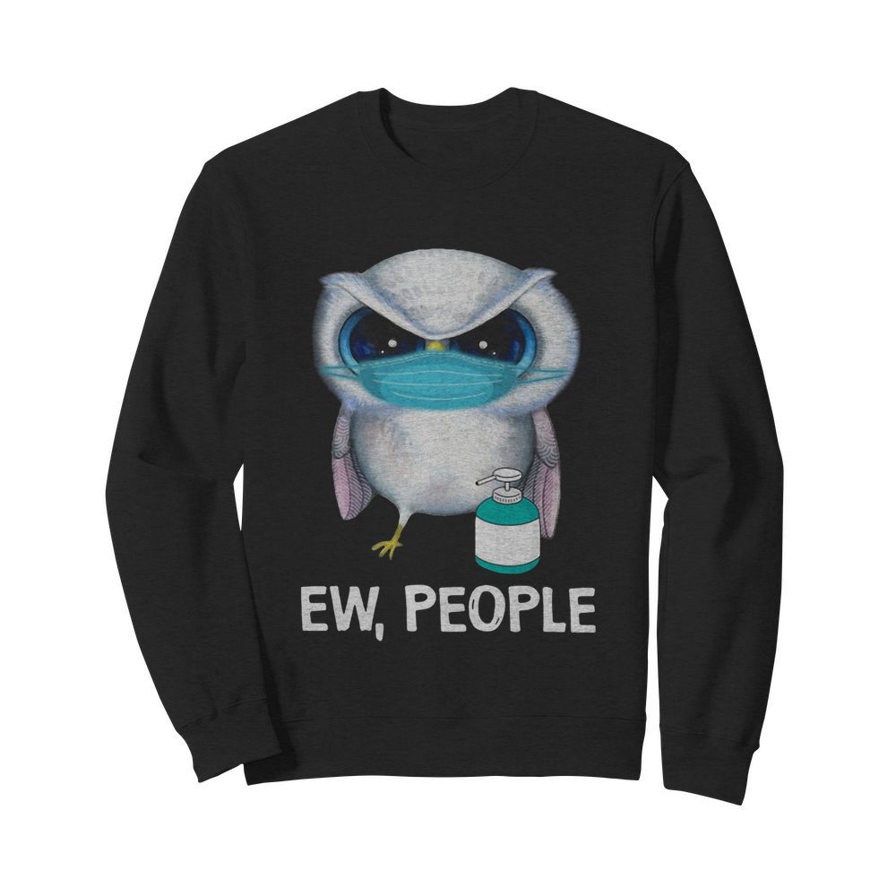 Owl Face Mask Ew People  Unisex Sweatshirt