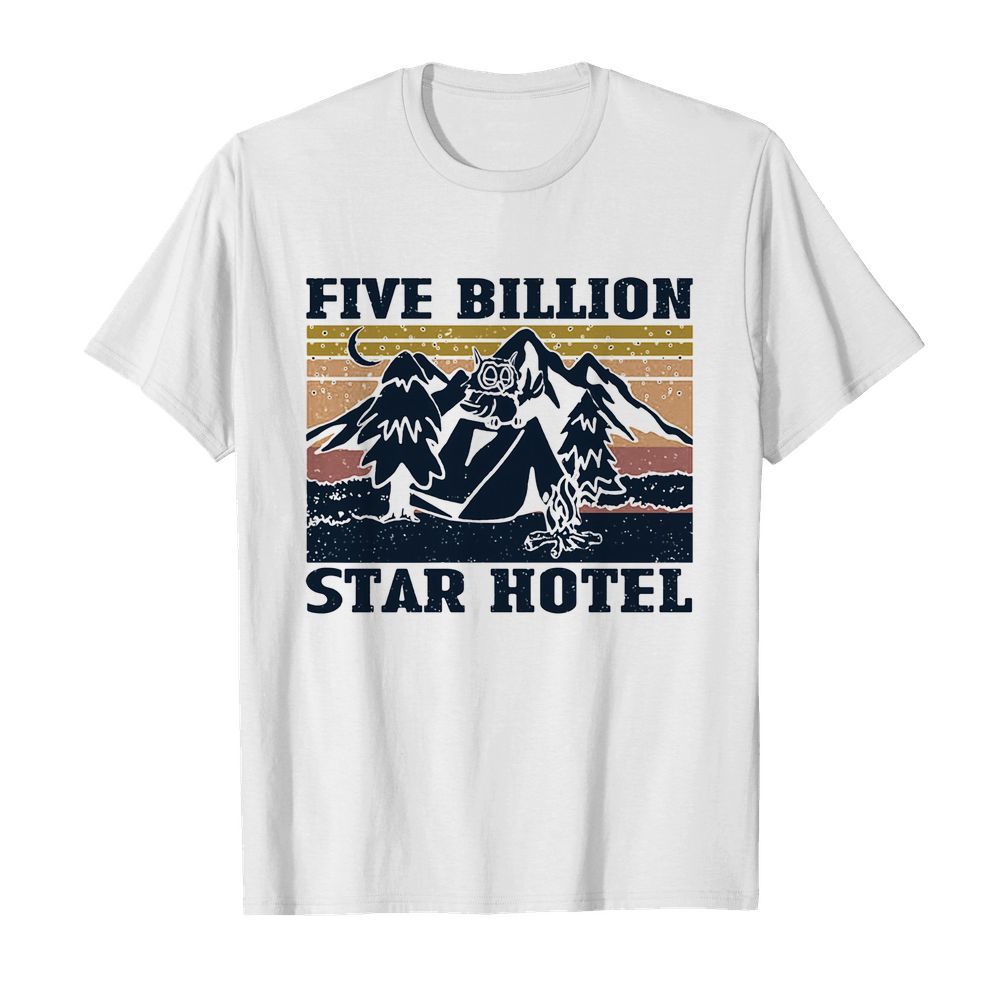 Owl mountain five billion star hotel vintage shirt