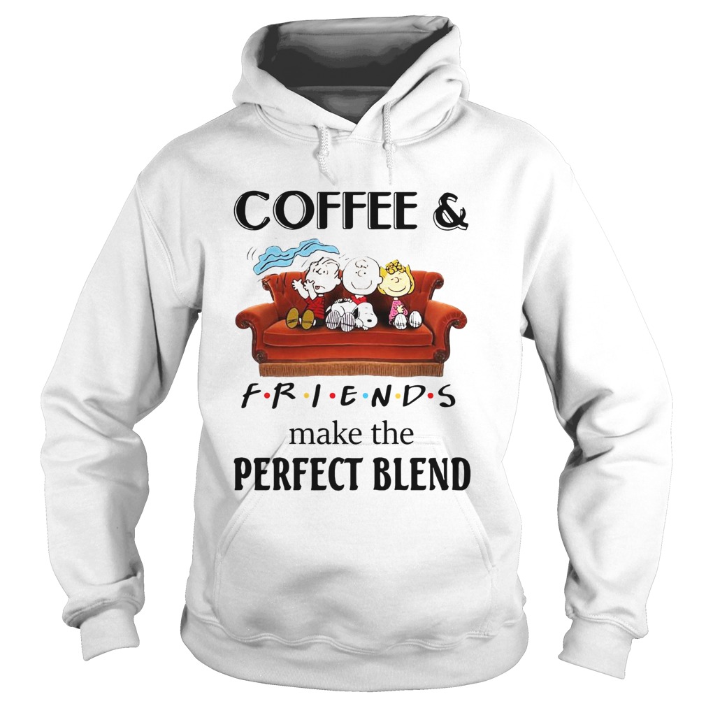 Peanuts Characters CoffeeFriends Make The Perfect Blend  Hoodie