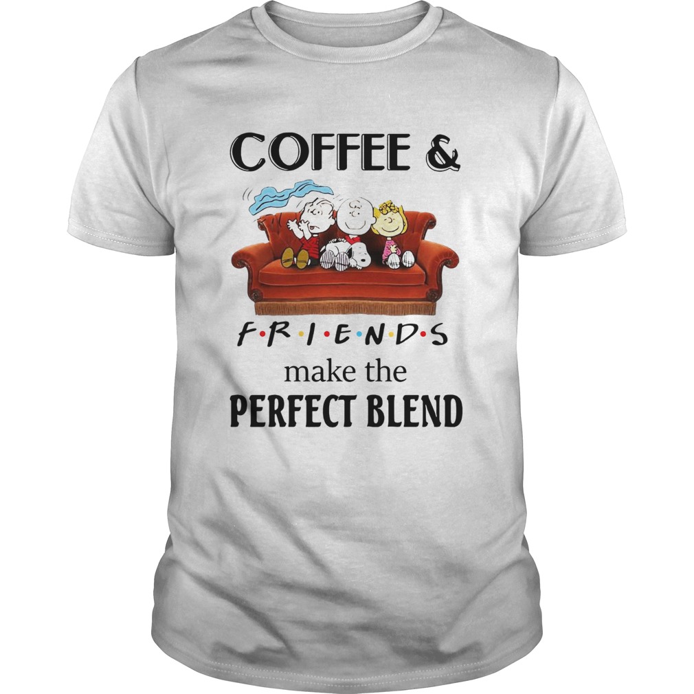 Peanuts Characters CoffeeFriends Make The Perfect Blend shirt