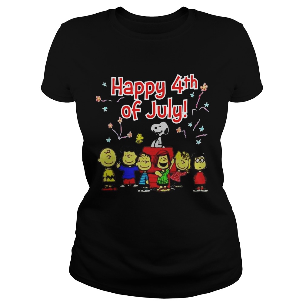 Peanuts Happy 4th Of July  Classic Ladies