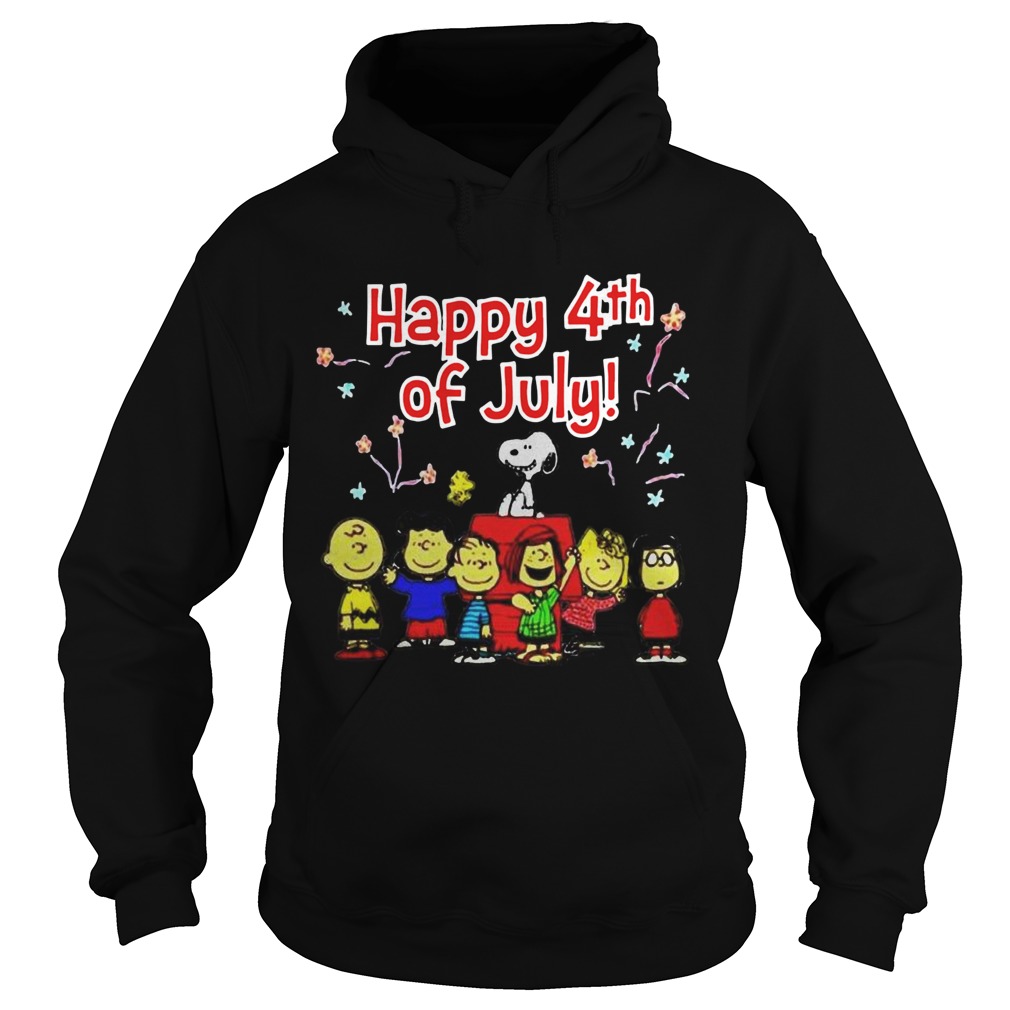 Peanuts Happy 4th Of July  Hoodie