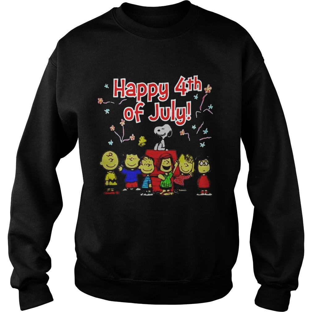 Peanuts Happy 4th Of July  Sweatshirt