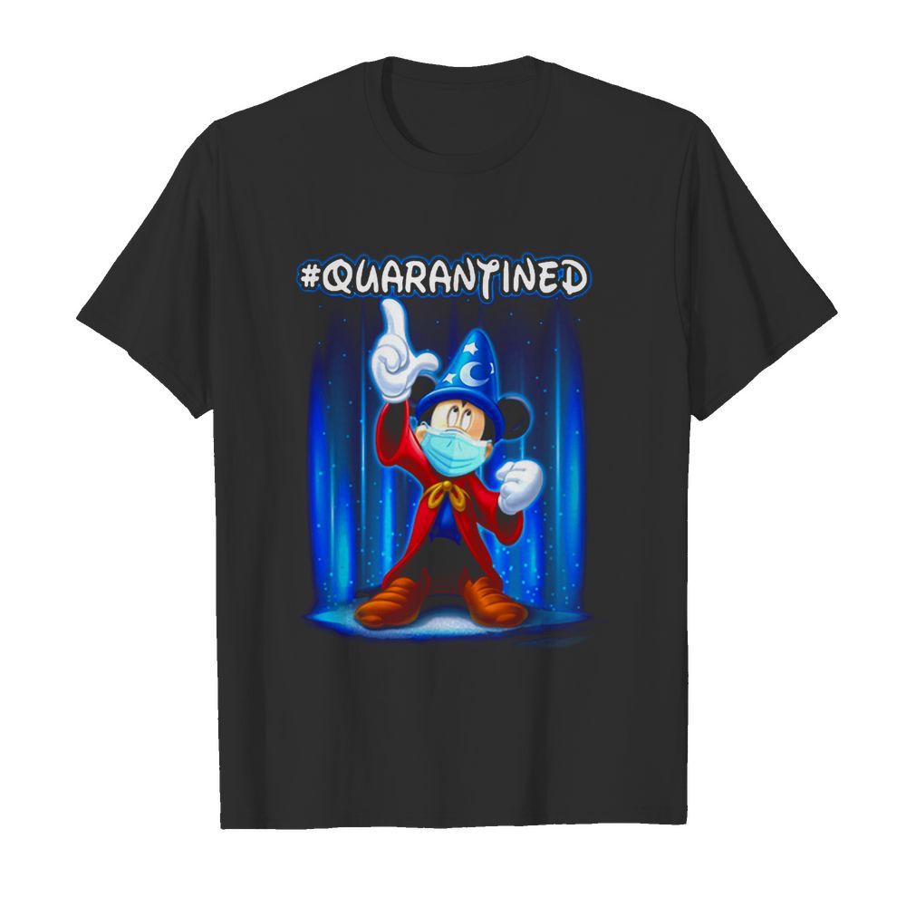 Perfect Wizard Mickey Mouse Mask #Quarantined Coronavirus shirt