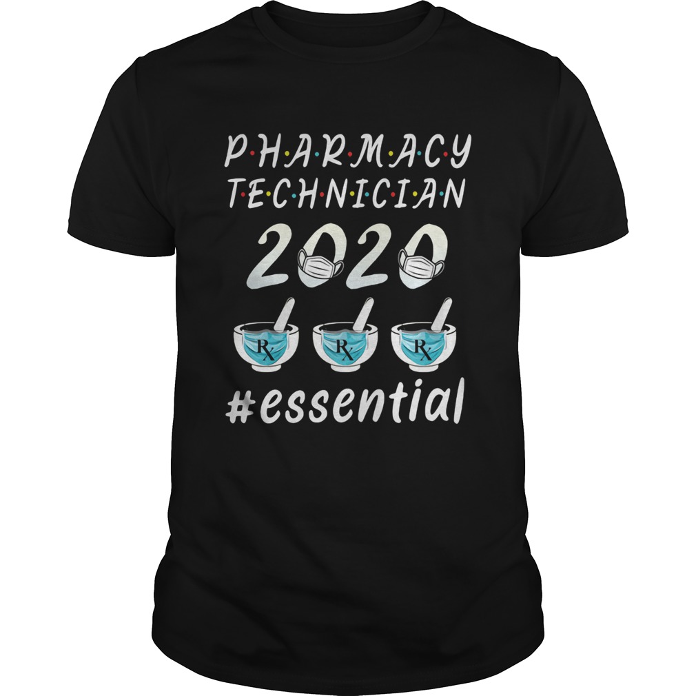 Pharmacy technician 2020 RX mask essential  Unisex