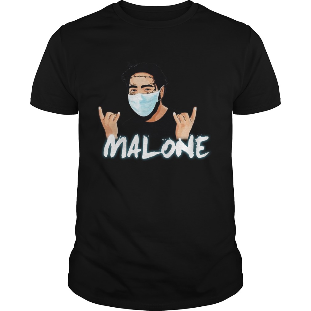 Post Malone Face Mask Fight Coronavirus Covid19 shirt