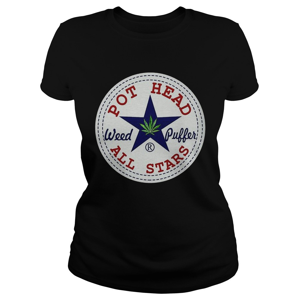 Pot head All Stars Weed Puffer  Classic Ladies