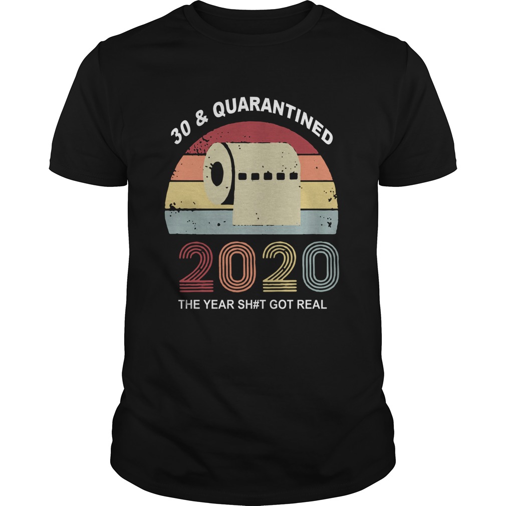 Quarantine Birthday 2020 Toilet Paper Vintage shirt