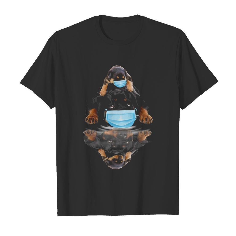 Rottweilers mask water mirror shirt