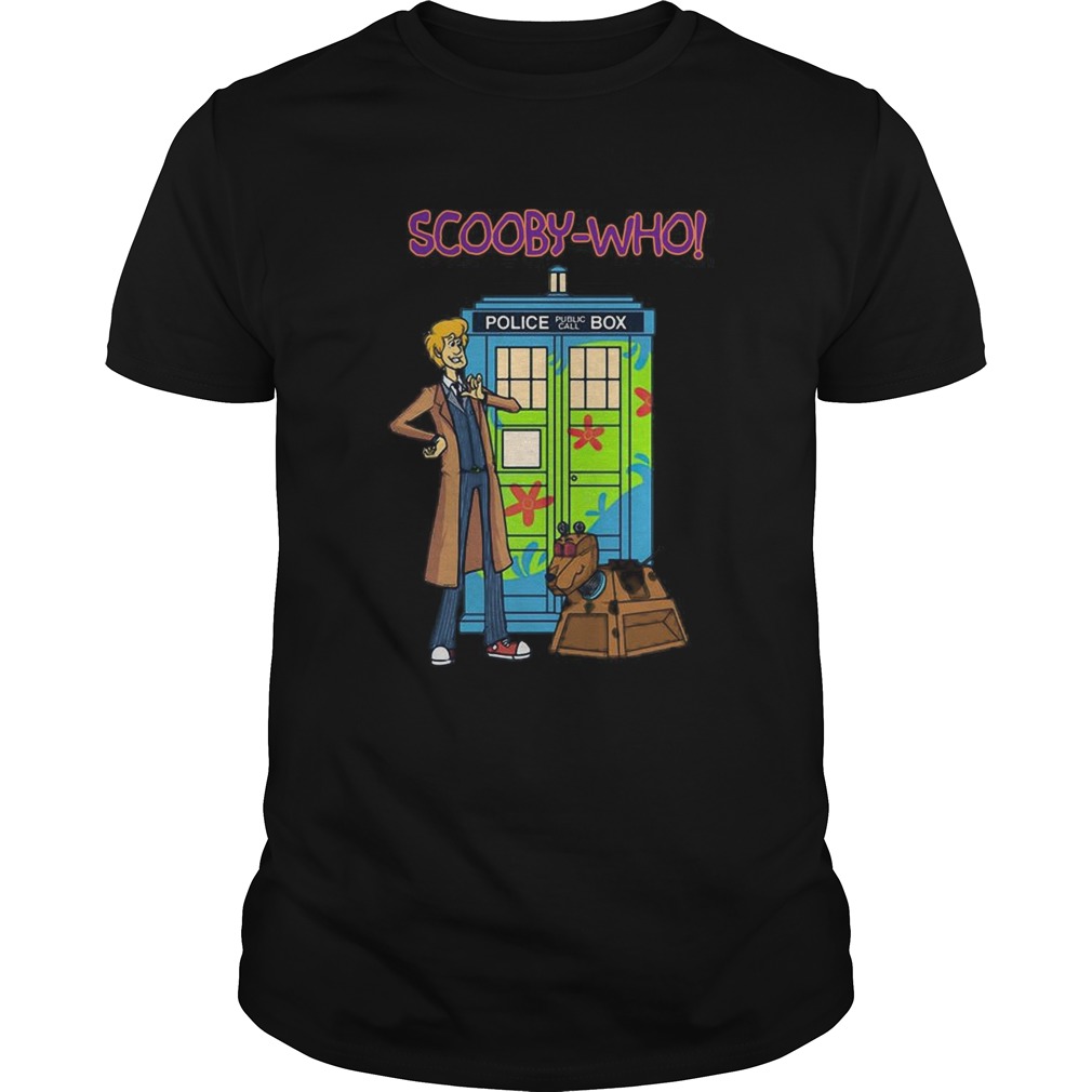 Scooby Doo Doctor Who Tardis Police Box shirt