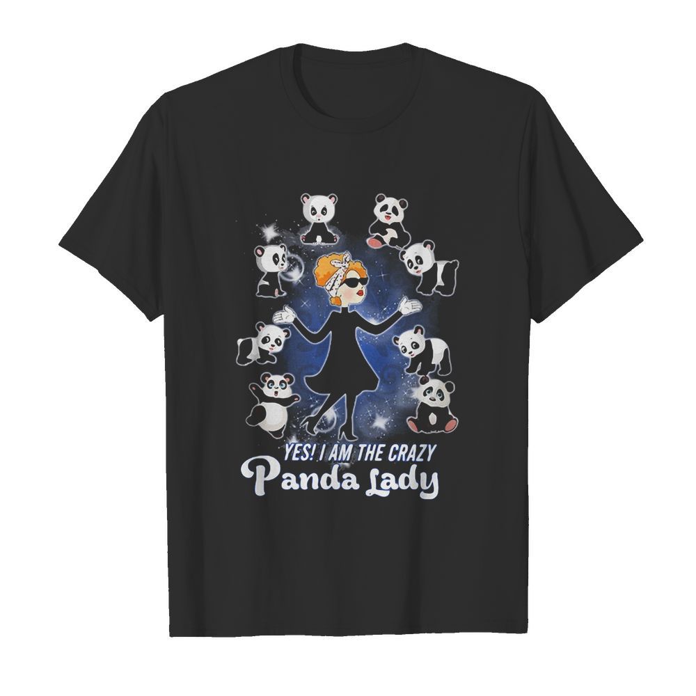 She Yes I am the crazy panda lady  Classic Men's T-shirt