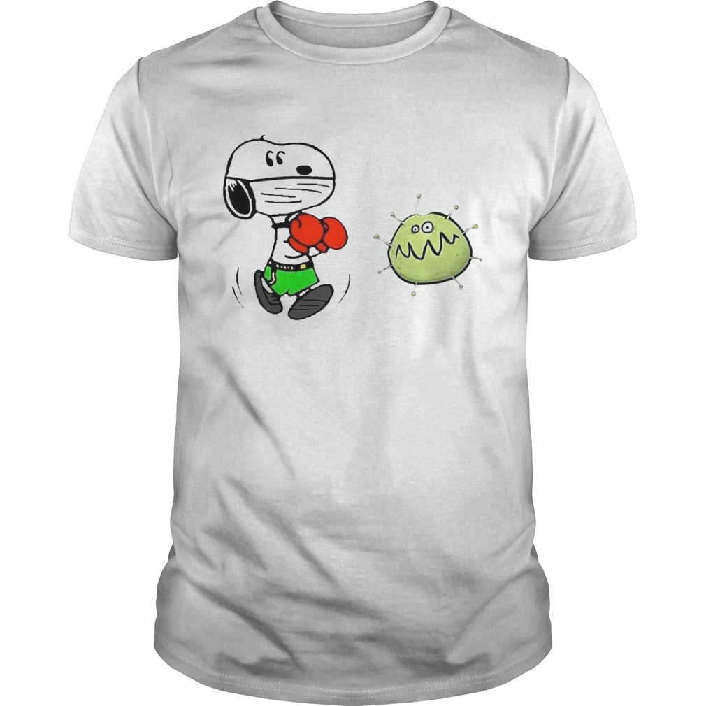 Snoopy Boxing Virus Corona shirt