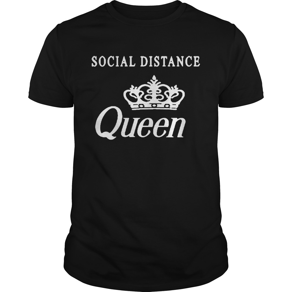 Social Distance Queen Bella Social Distancing Work From Home shirt