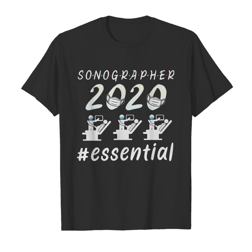 Sonographer 2020 mask essential shirt