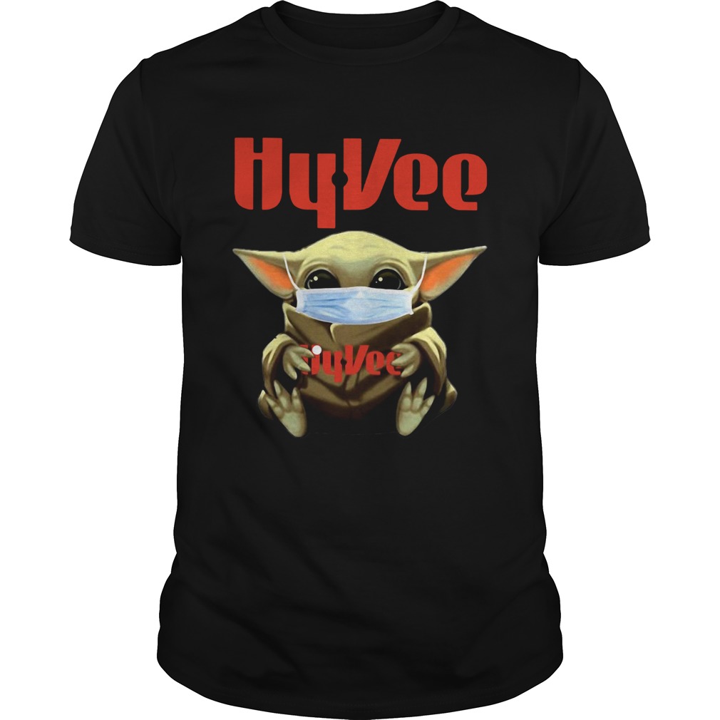 Star Wars Baby Yoda Hug HyVee Covid19 shirt