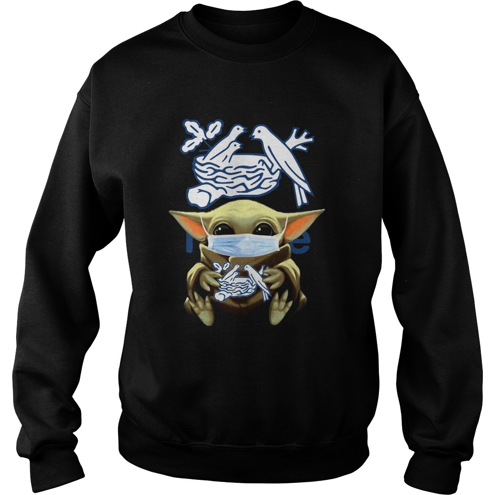 Star Wars Baby Yoda Hug Nestl Covid19  Sweatshirt