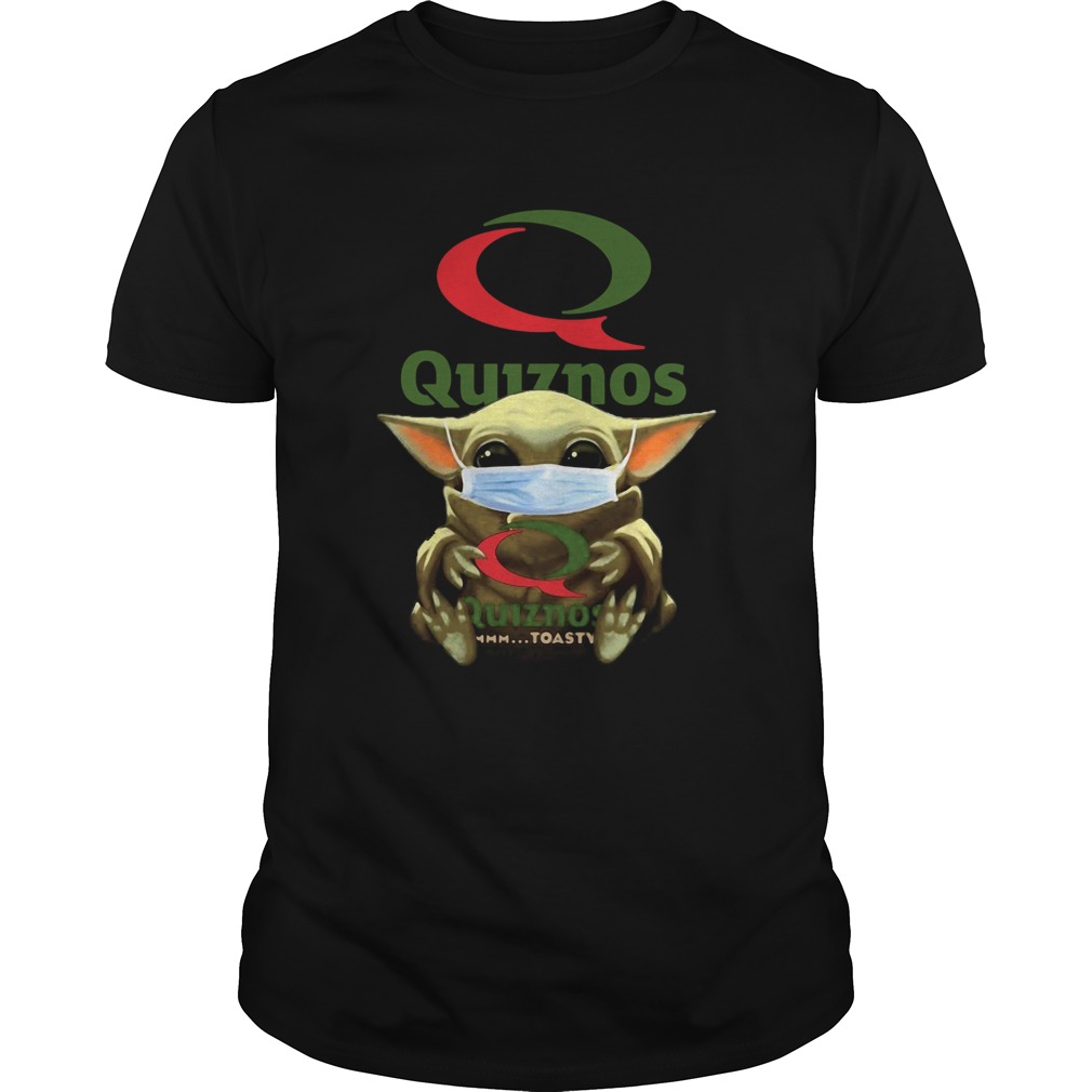 Star Wars Baby Yoda Hug Quiznos Covid19 shirt