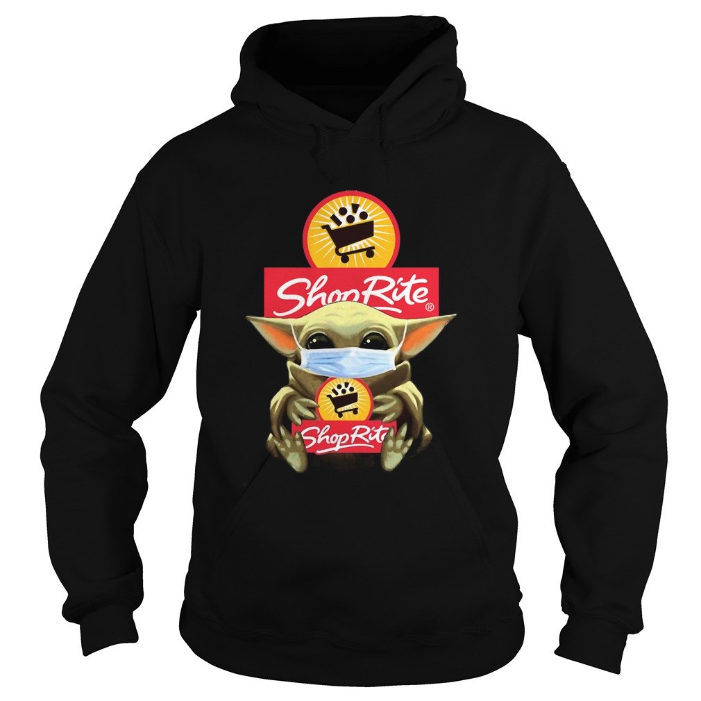 Star Wars Baby Yoda Hug Shop Rite Covid19  Hoodie