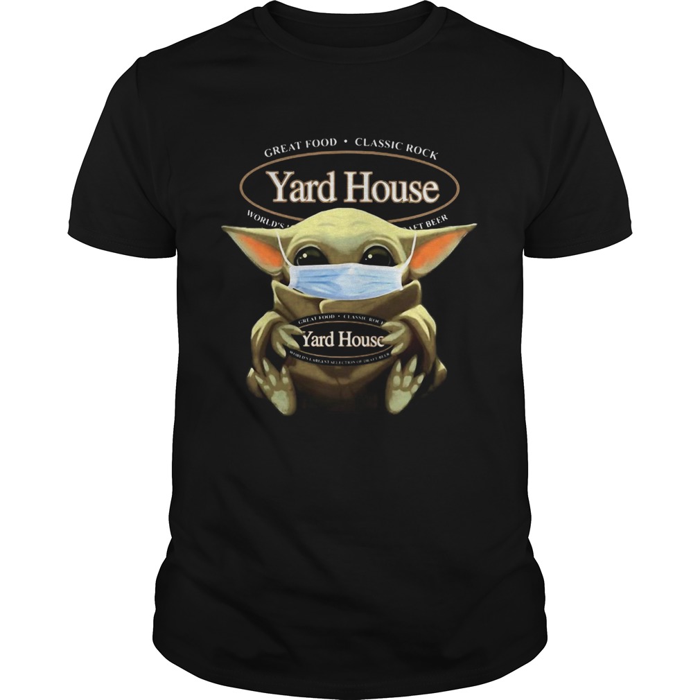 Star Wars Baby Yoda Hug Yard House Covid19 shirt