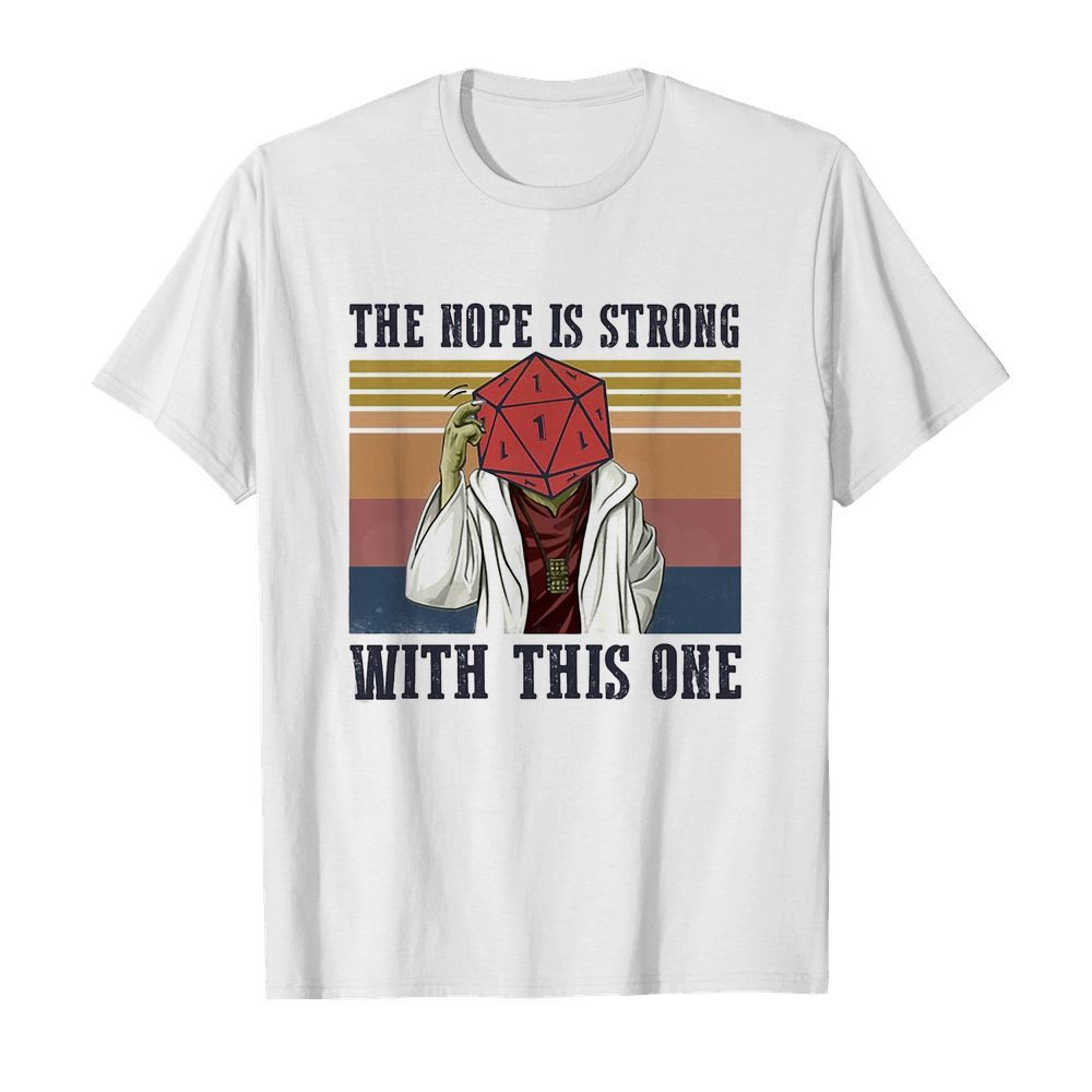 Star wars yoga the nope is strong with this one vintage  Classic Men's T-shirt