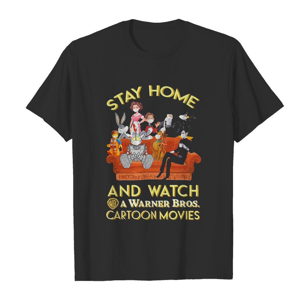 Stay home and watch a warner bros cartoon movies in sofa  Classic Men's T-shirt