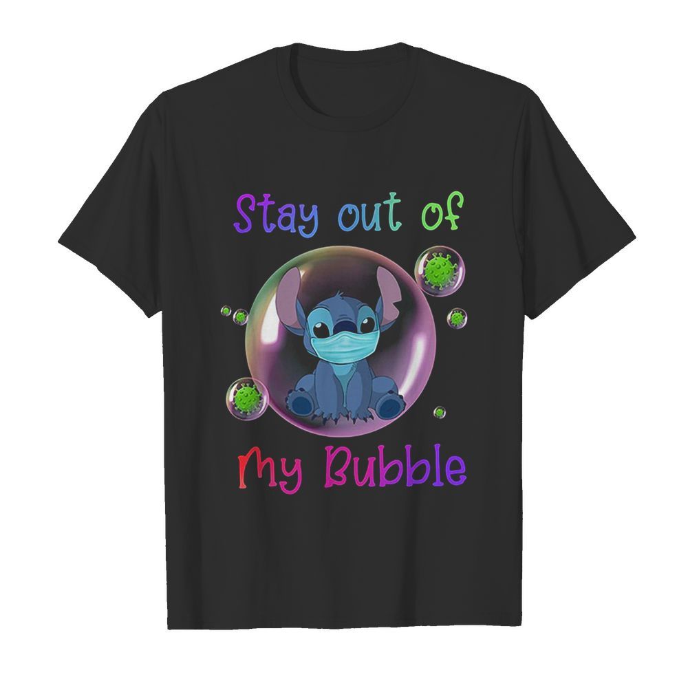 Stitch Mask Stay Out Of My Bubble  Classic Men's T-shirt