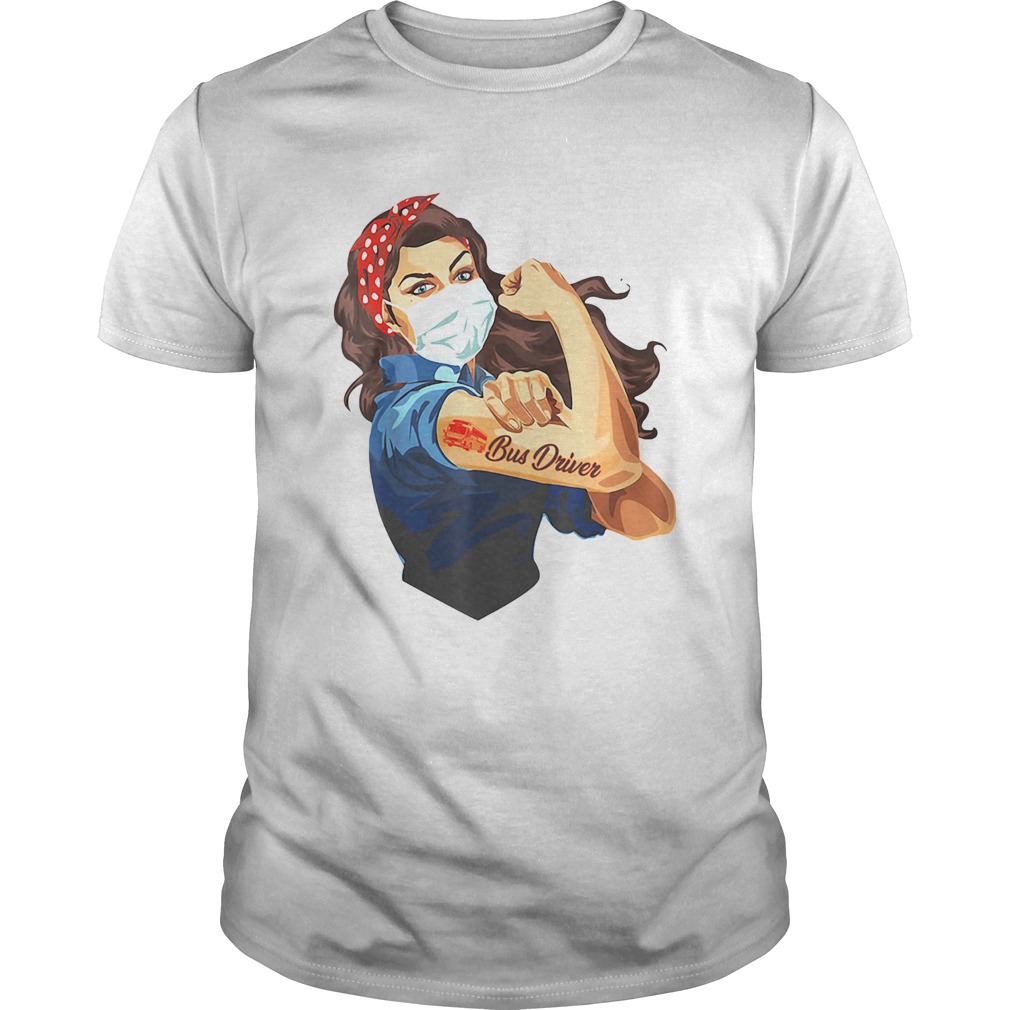 Strong Woman Tattoo Bus Driver shirt