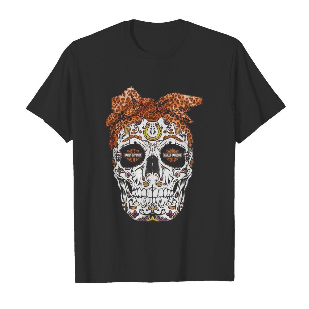 Sugar Skull Motorcycles Harley Davidson shirt