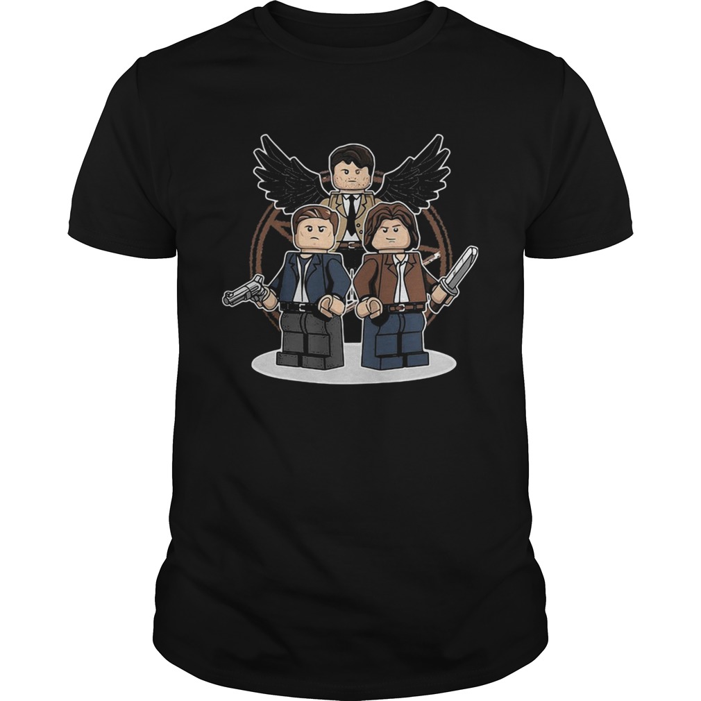 Supernatural dean and sam lego shirt