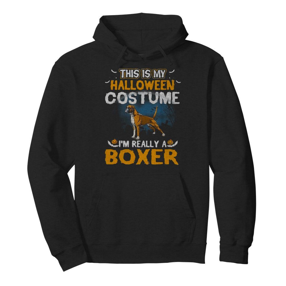 This Is My Halloween Costume I’m Really A Boxer  Unisex Hoodie