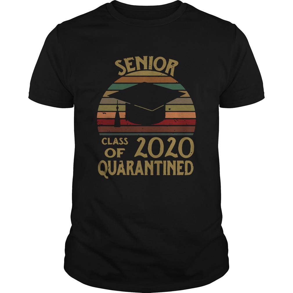 Vintage Seniors Class Of 2020 Quarantined shirt