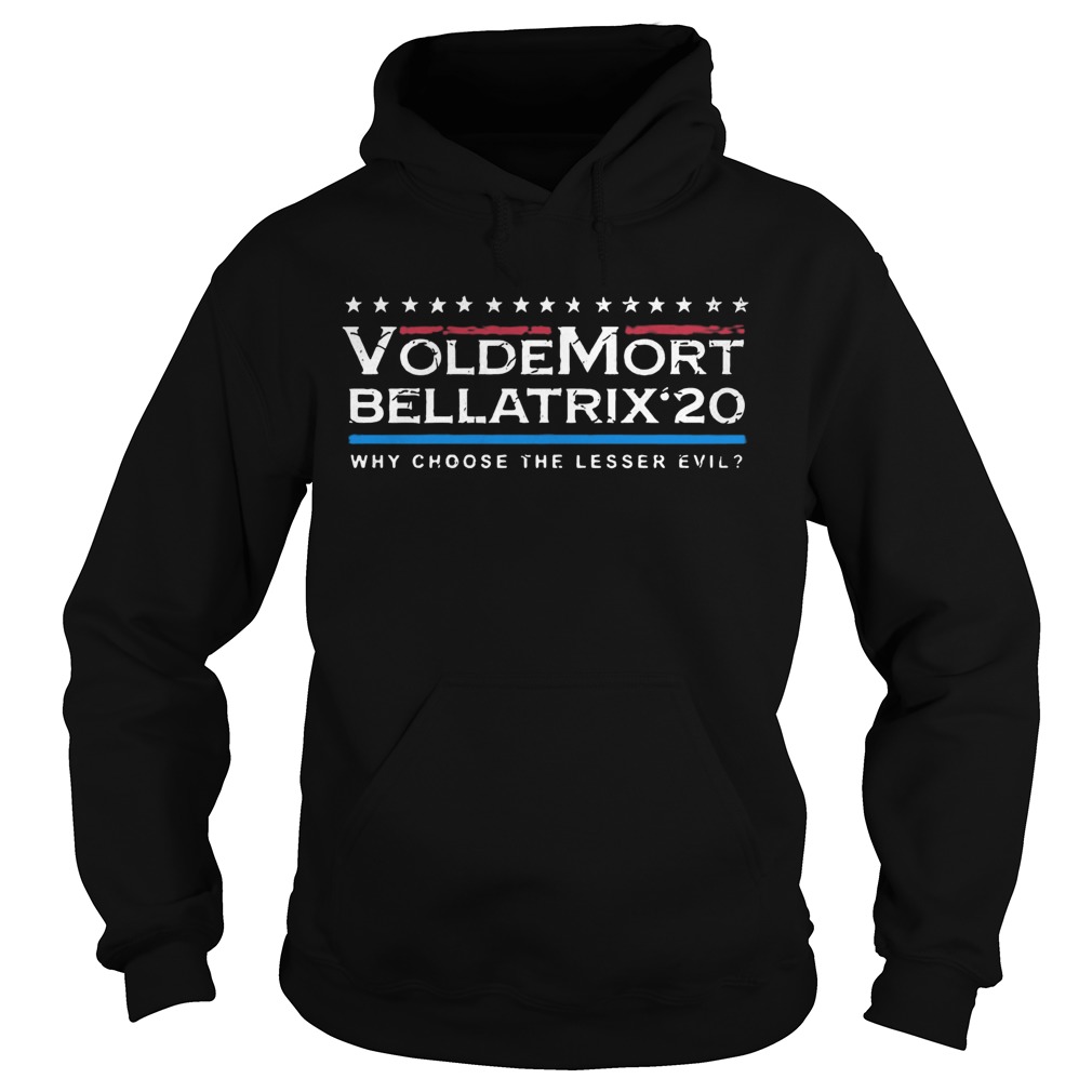 Voldemort Bellatrix 2020 Why Choose The Lesser Evil  Hoodie