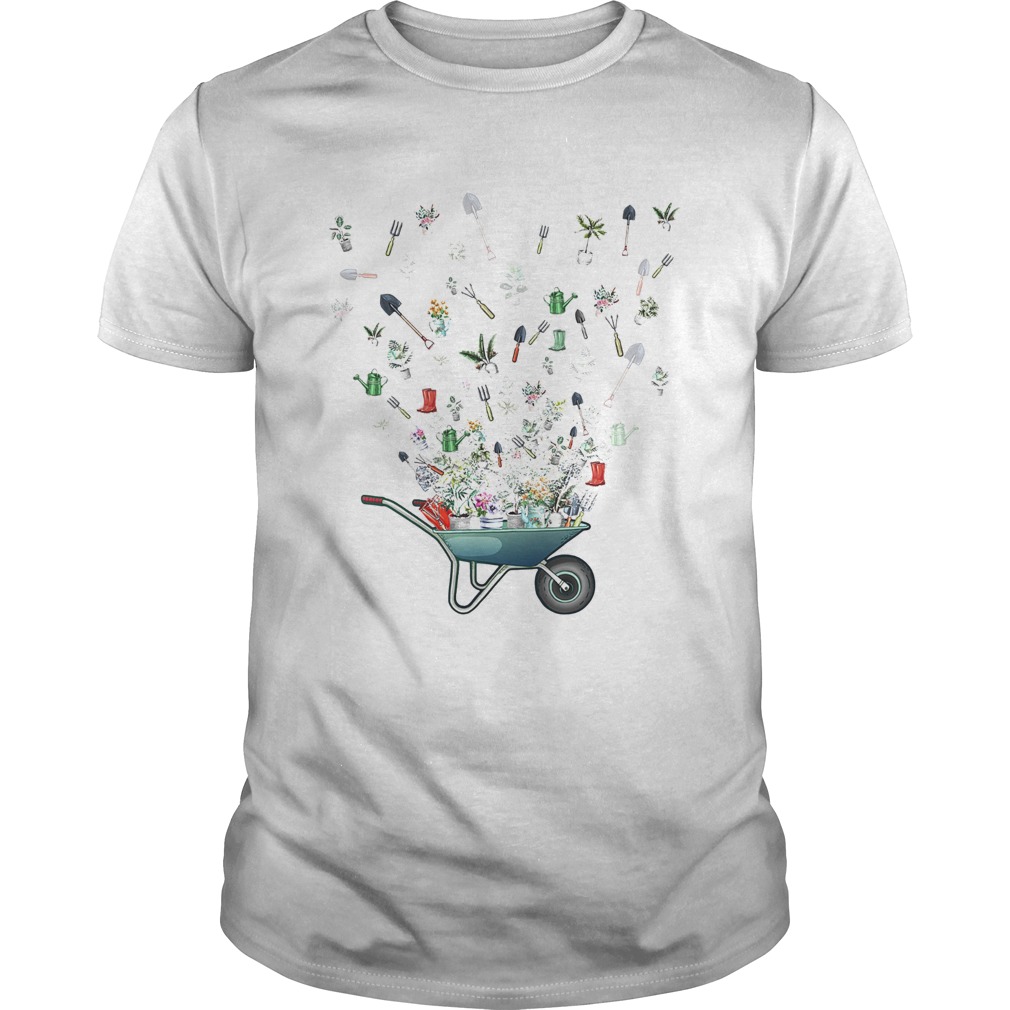 Wheelbarrow Garden Flying shirt