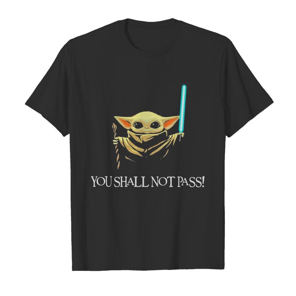 You shall not pass Baby Yoda  - Copy Classic Men's T-shirt