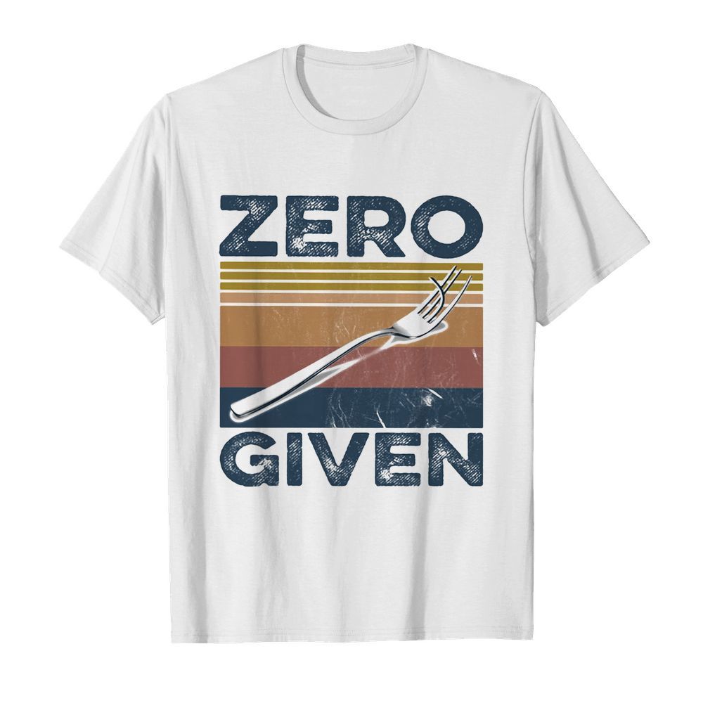 Zero give vintage shirt