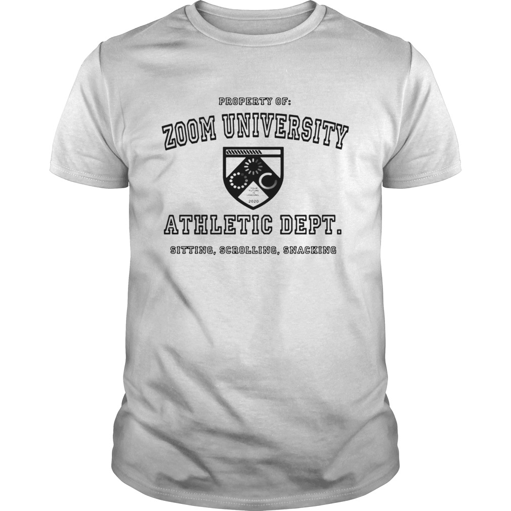 Zoom University Athletic Department shirt