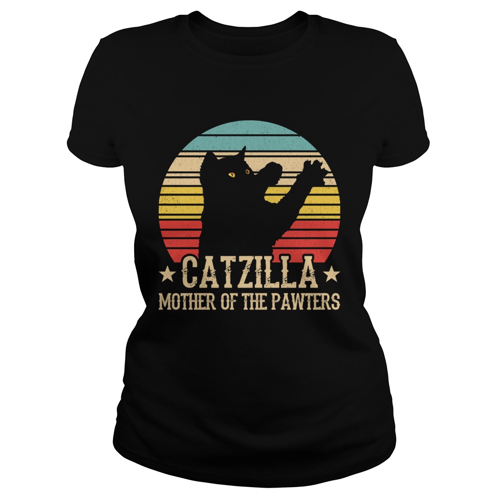 catzilla mother of the pawters vintage  Classic Ladies