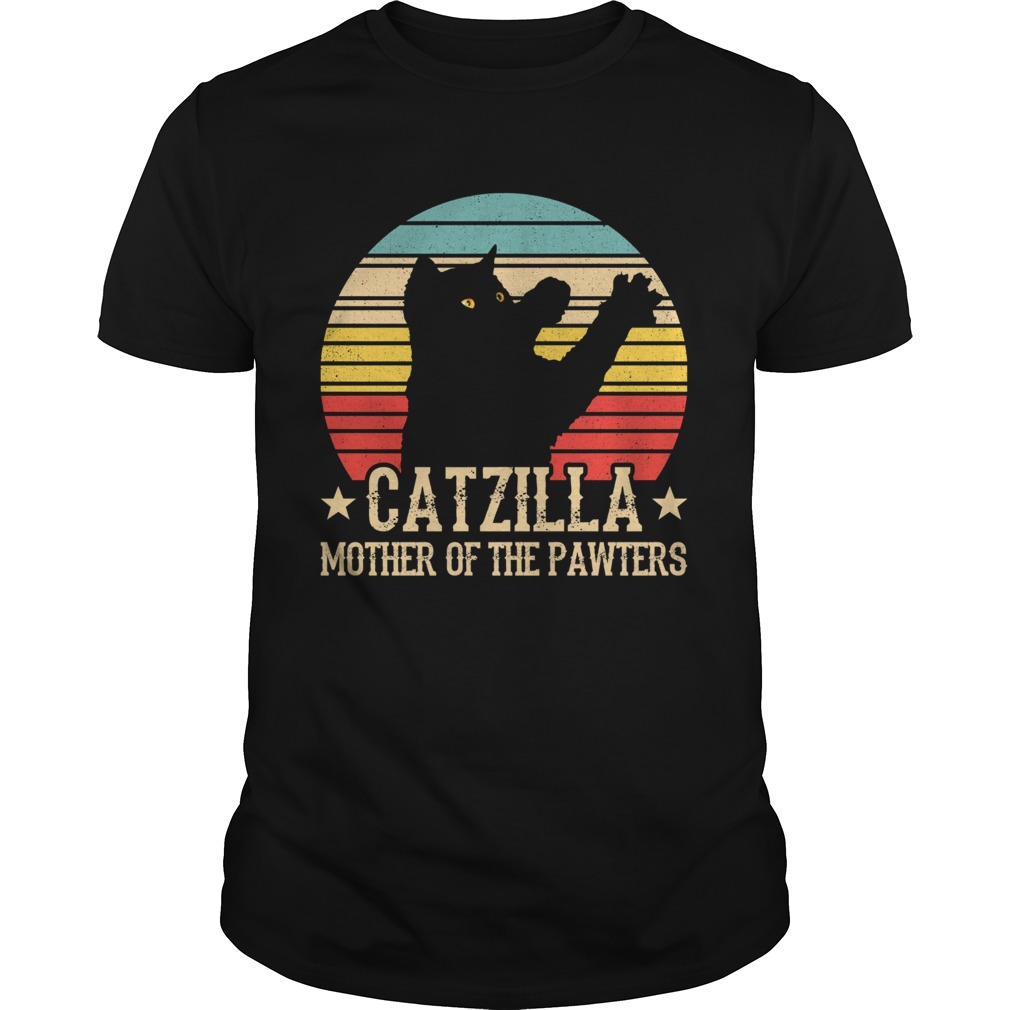 catzilla mother of the pawters vintage  Unisex