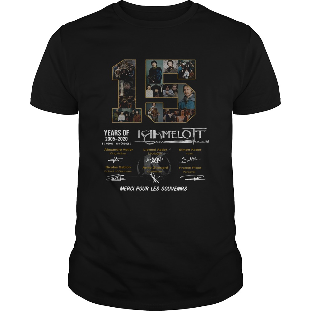 15 Years Of 2005 2020 Kaamelott Merci Pour Les Souvenirs Signature shirt