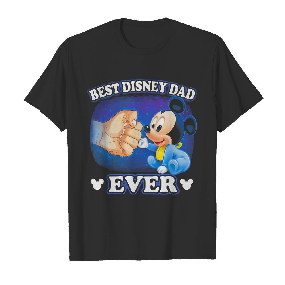 A Beautiful Cooler And Pretty Mickey Mouse Best Disney Dad Ever shirt