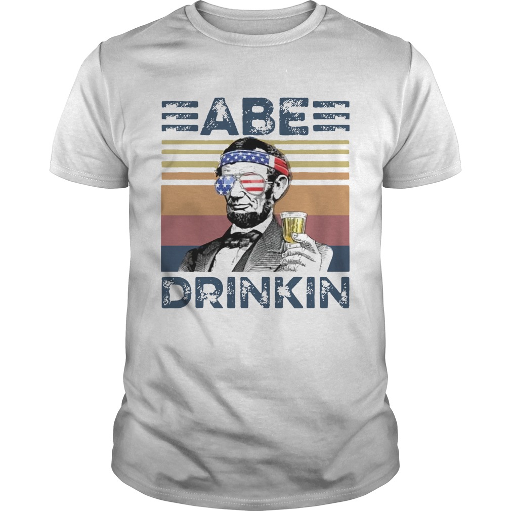 Abraham Lincoln Abe Drinkin Vinatge shirt